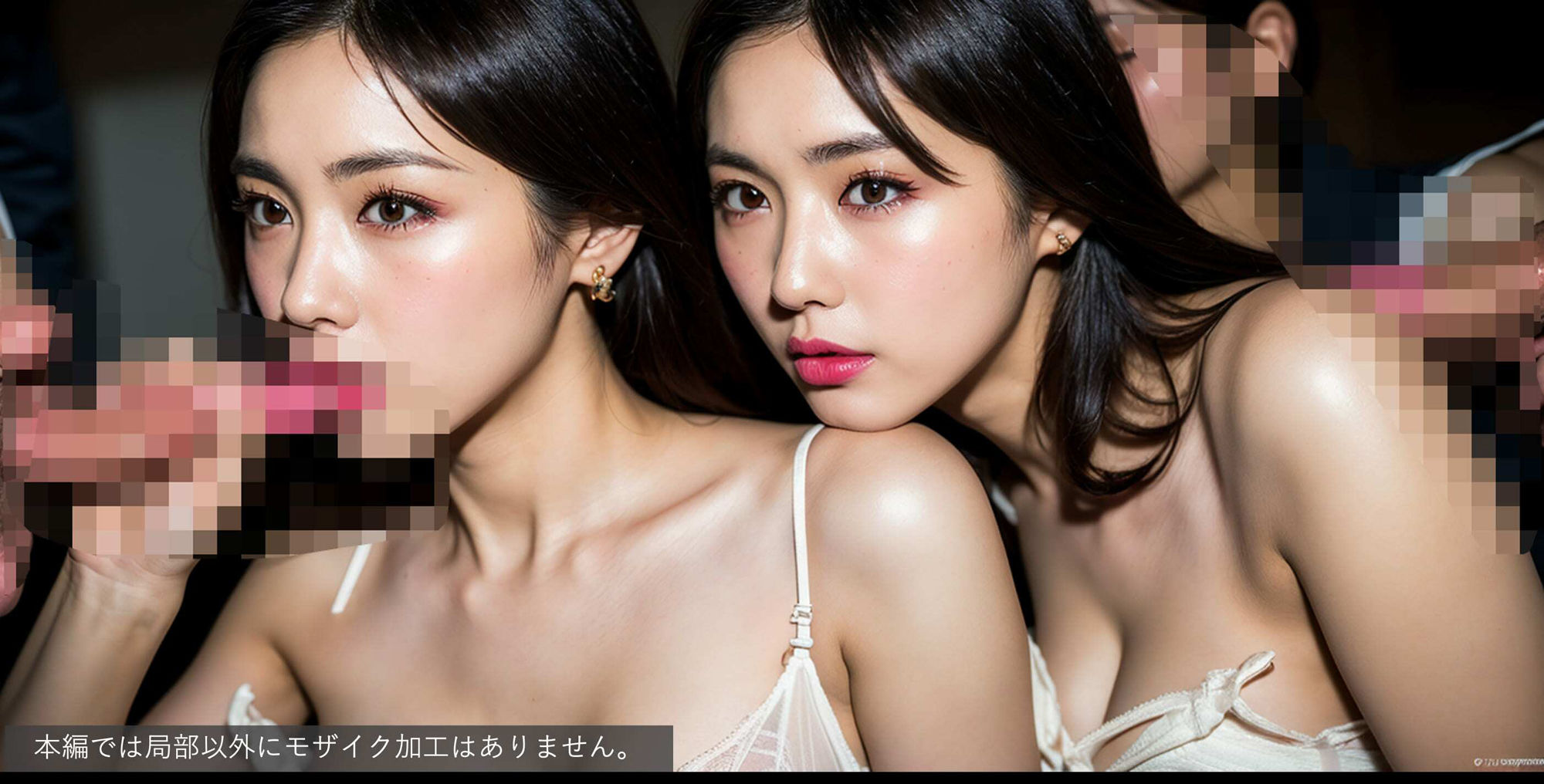 ［AI双子］激撮！双子モデルが撮影中に・ ・ ・ サンプル9ページ目