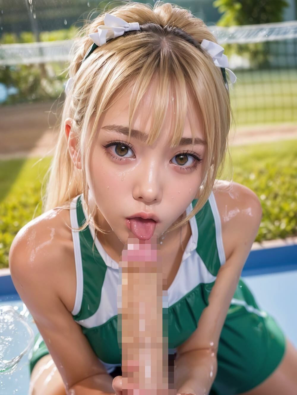 テニスで負けたら罰ゲーム！ サンプル2ページ目