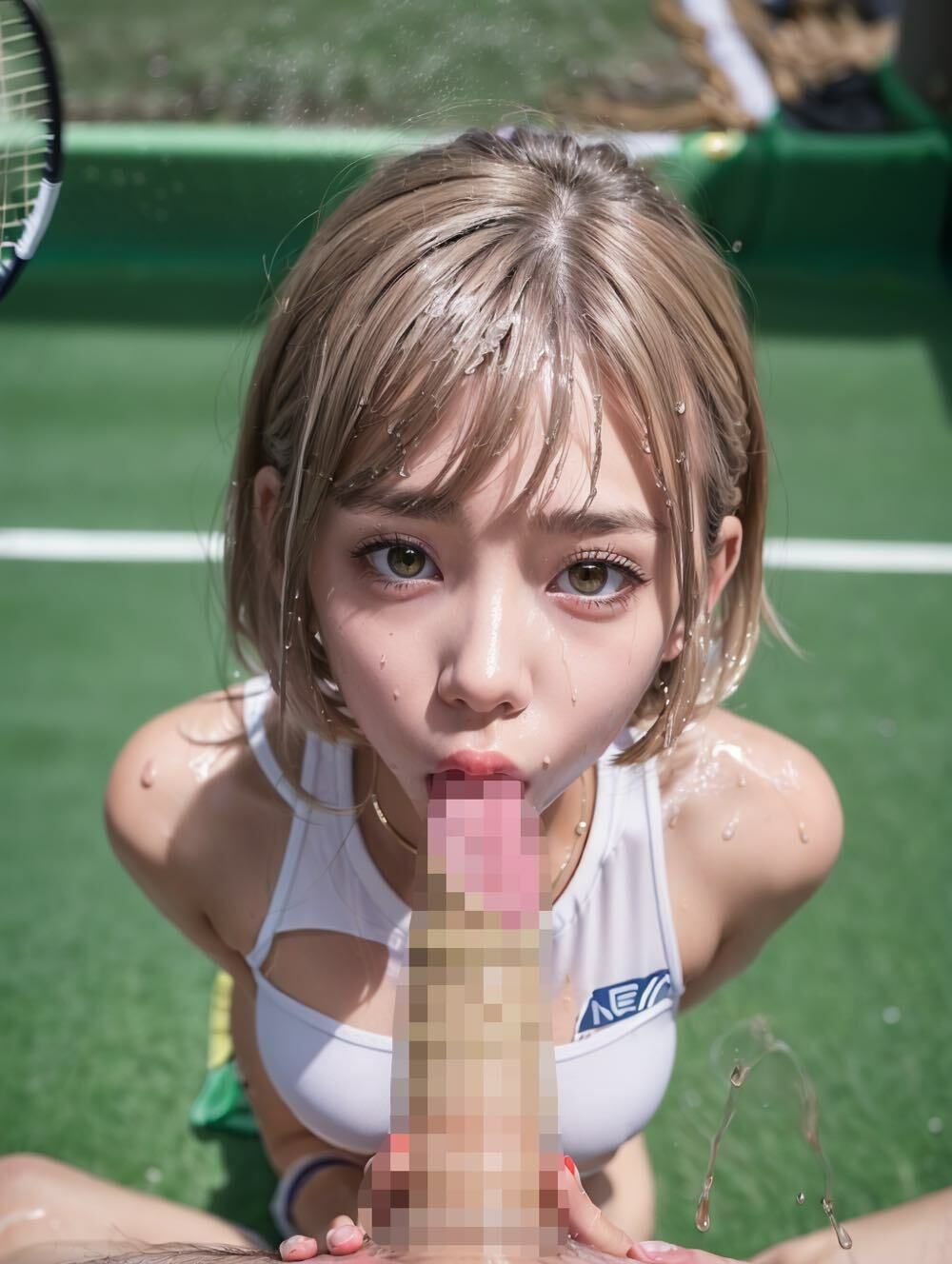 テニスで負けたら罰ゲーム！ サンプル3ページ目