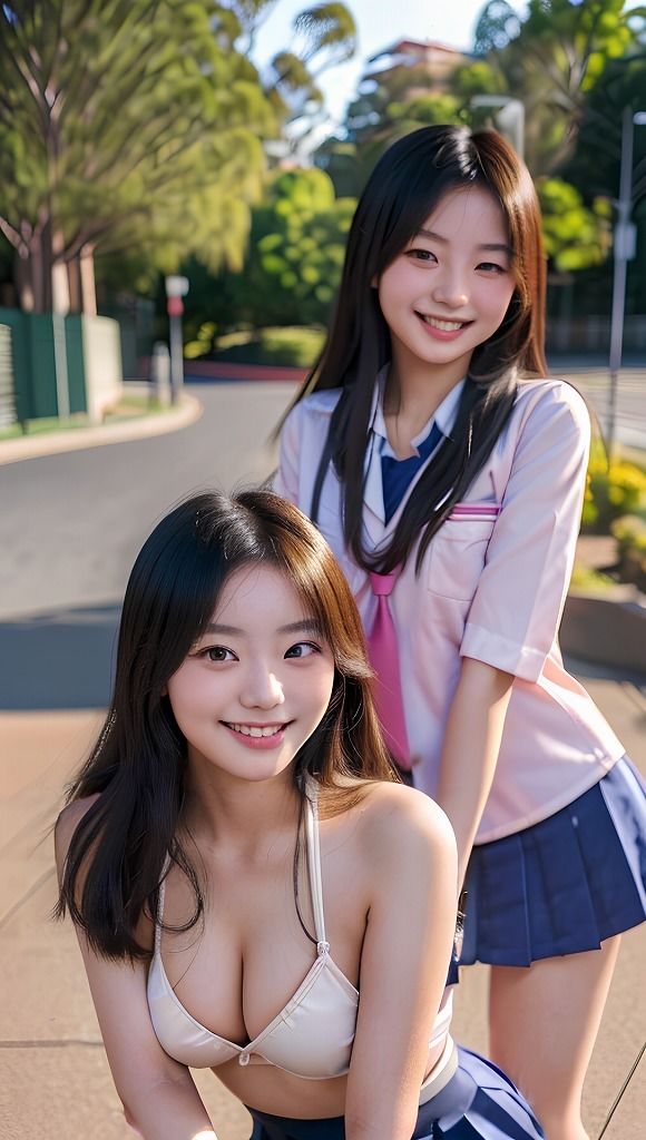 女子校生着せ替え＆ぶっかけ 友達と写真を撮ってただけなのに、一人だけ・・・ サンプル2ページ目