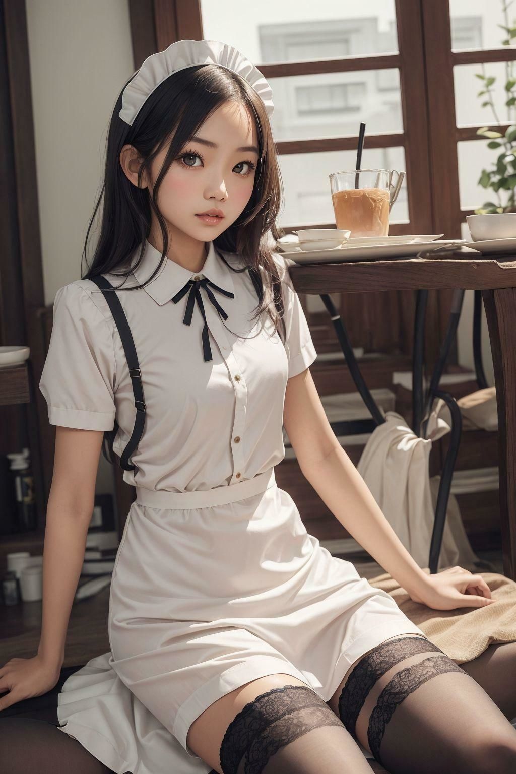 ご奉仕メイド美少女 サンプル1ページ目