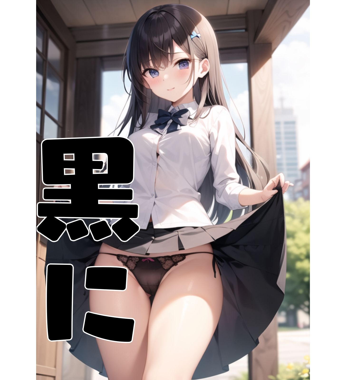 スカートたくし上げパンツ集 サンプル4ページ目