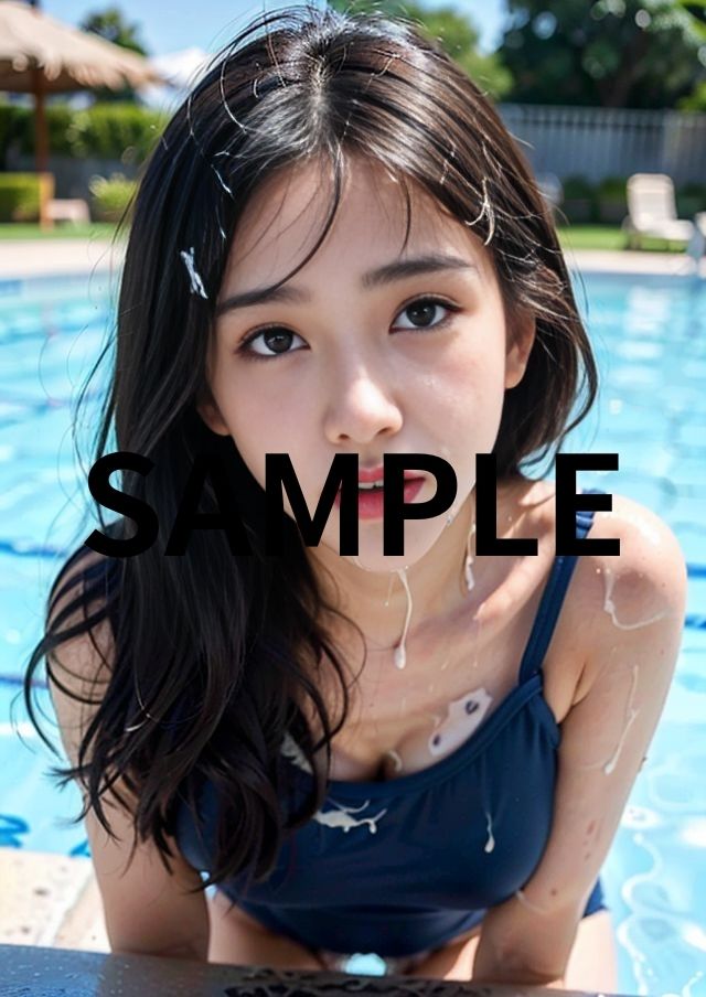 スク水女子校生にぶっかけ サンプル2ページ目