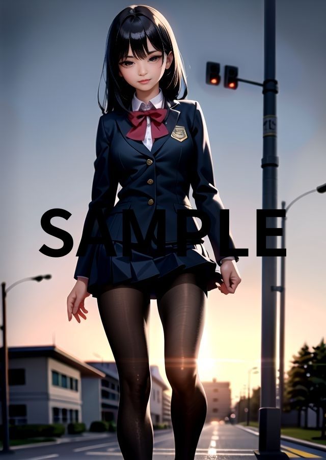 黒パンストJK サンプル2ページ目
