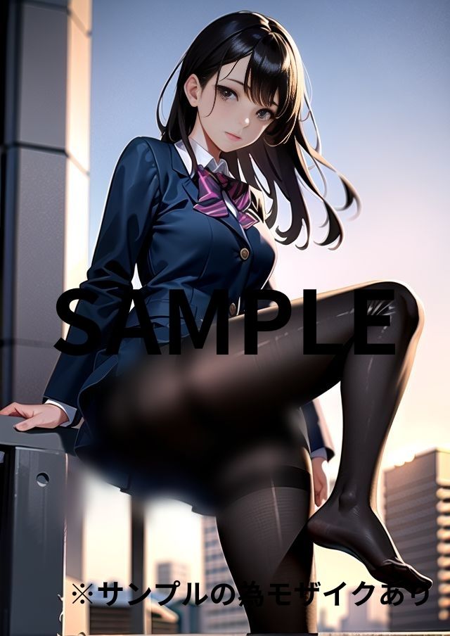 黒パンストJK サンプル3ページ目