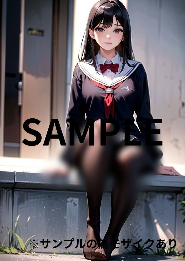 黒パンストJK サンプル4ページ目