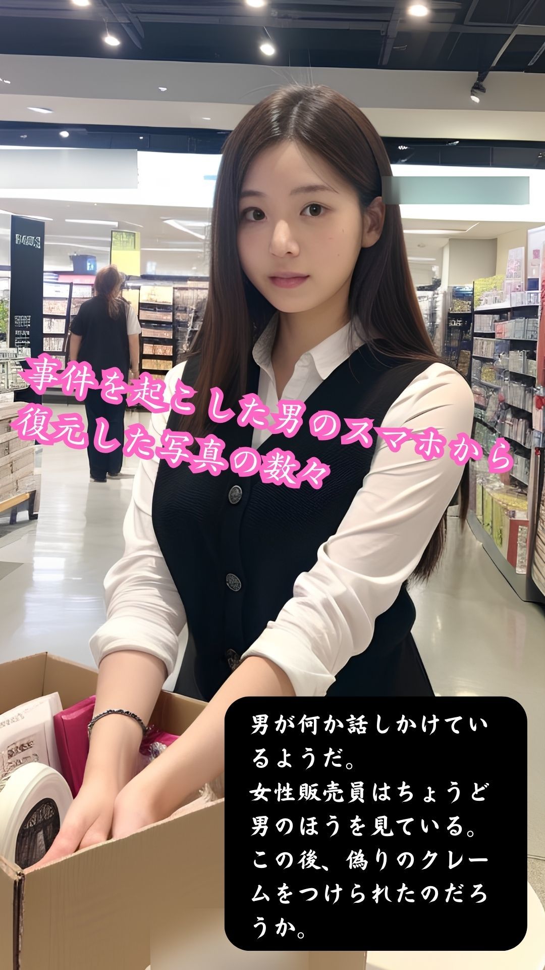 裏流出 美人販売員クレーム謝罪連続強●事件 サンプル1ページ目