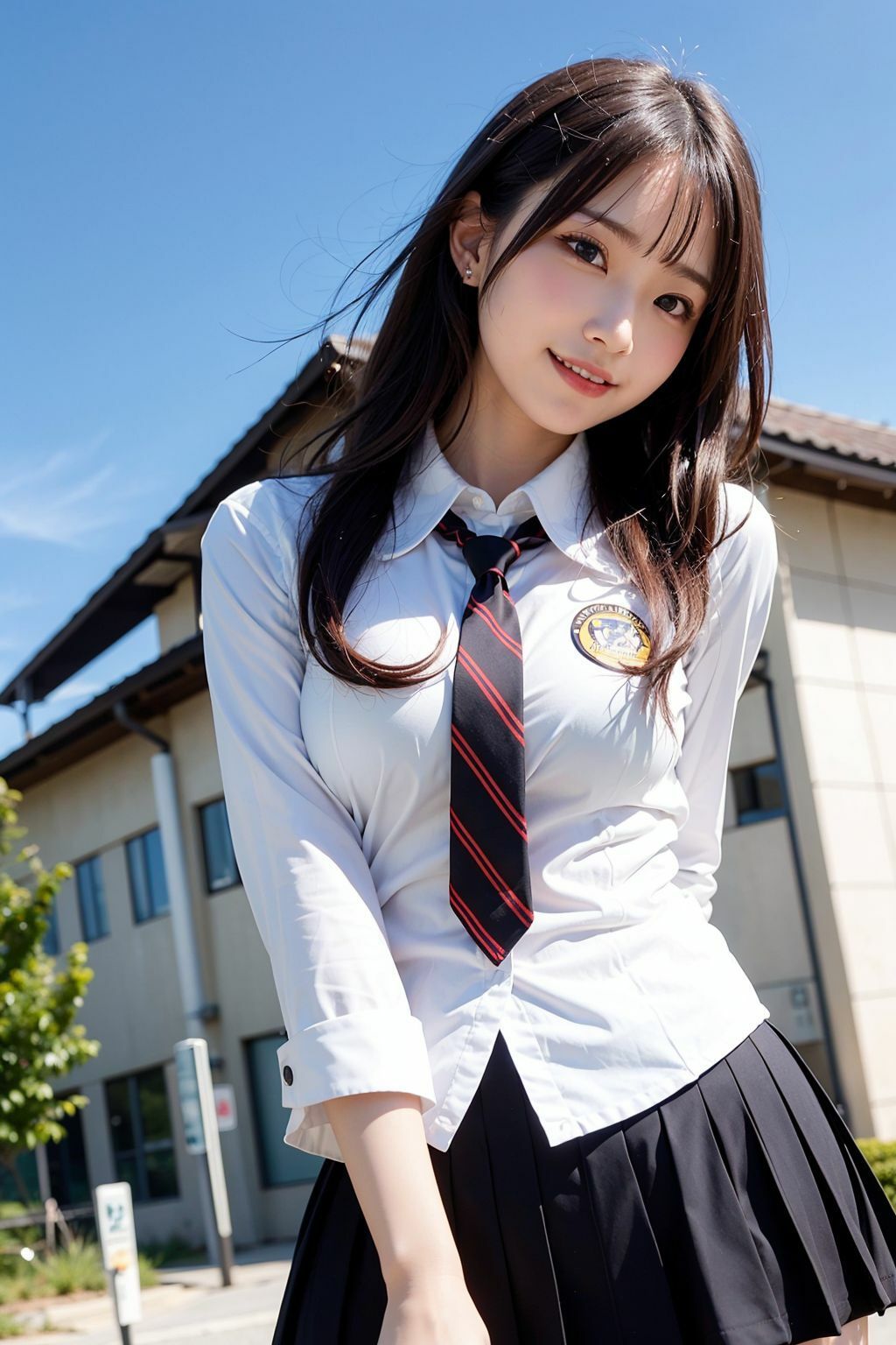 転校したらハーレムだった〜JKだらけの学園生活〜【AIグラビアCG集Vol.05】 サンプル4ページ目