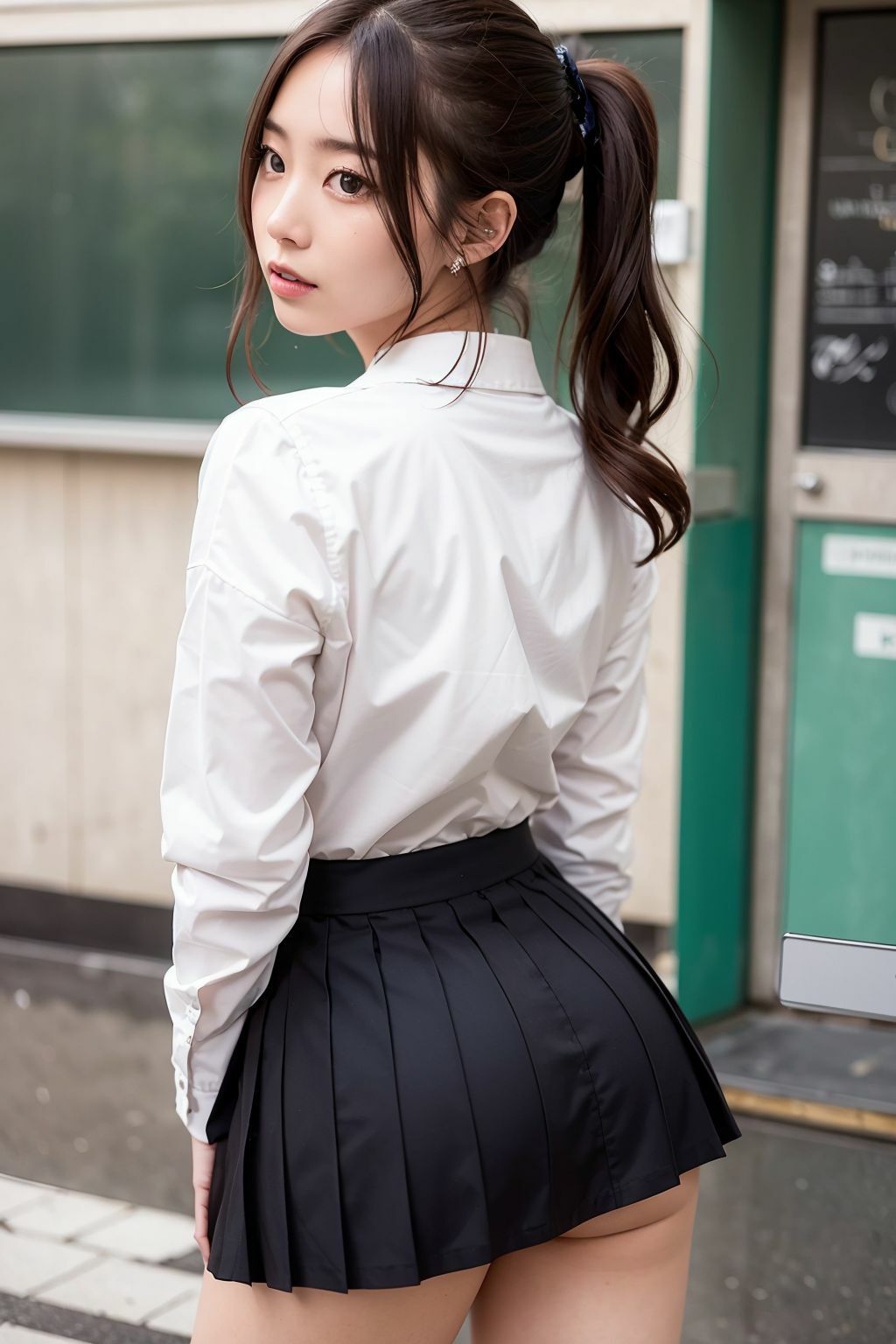 転校したらハーレムだった〜JKだらけの学園生活〜【AIグラビアCG集Vol.05】 サンプル5ページ目