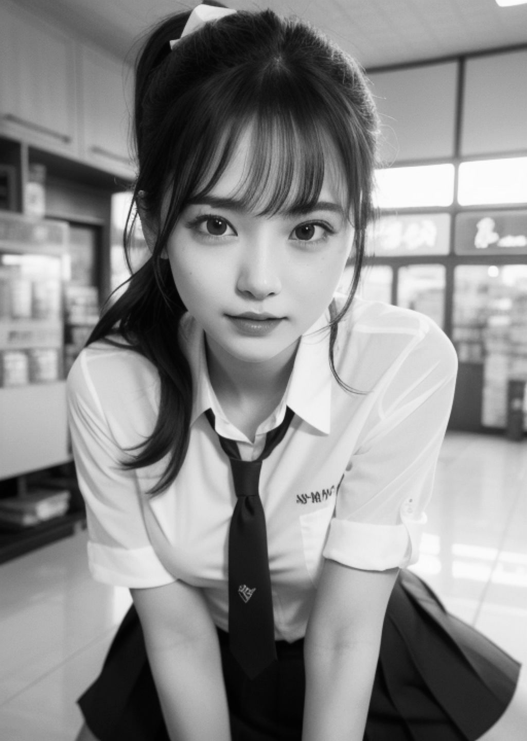 コンビニ店長の僕。バイトの黒髪＆金髪JKをいいなりペットにしてみた。 サンプル5ページ目