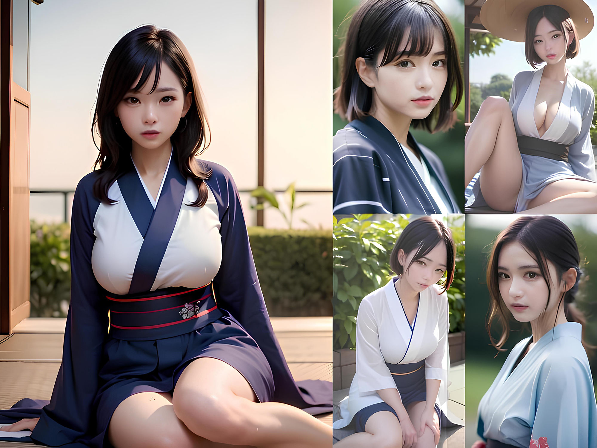 あなたの疲れ目に！ Vol.3 浴衣女子（高画質アップスケール版） サンプル1ページ目