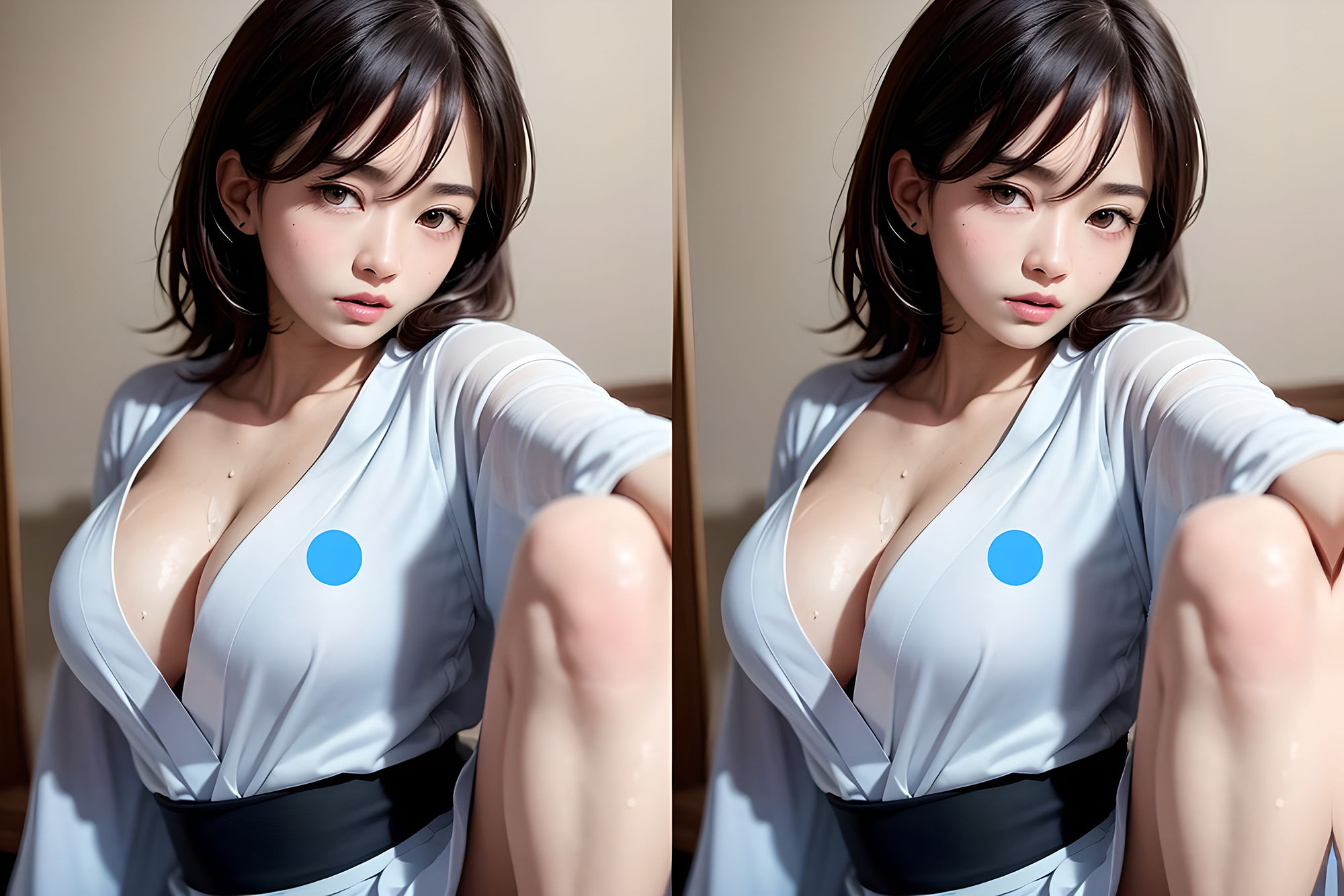 あなたの疲れ目に！ Vol.3 浴衣女子（高画質アップスケール版） サンプル2ページ目