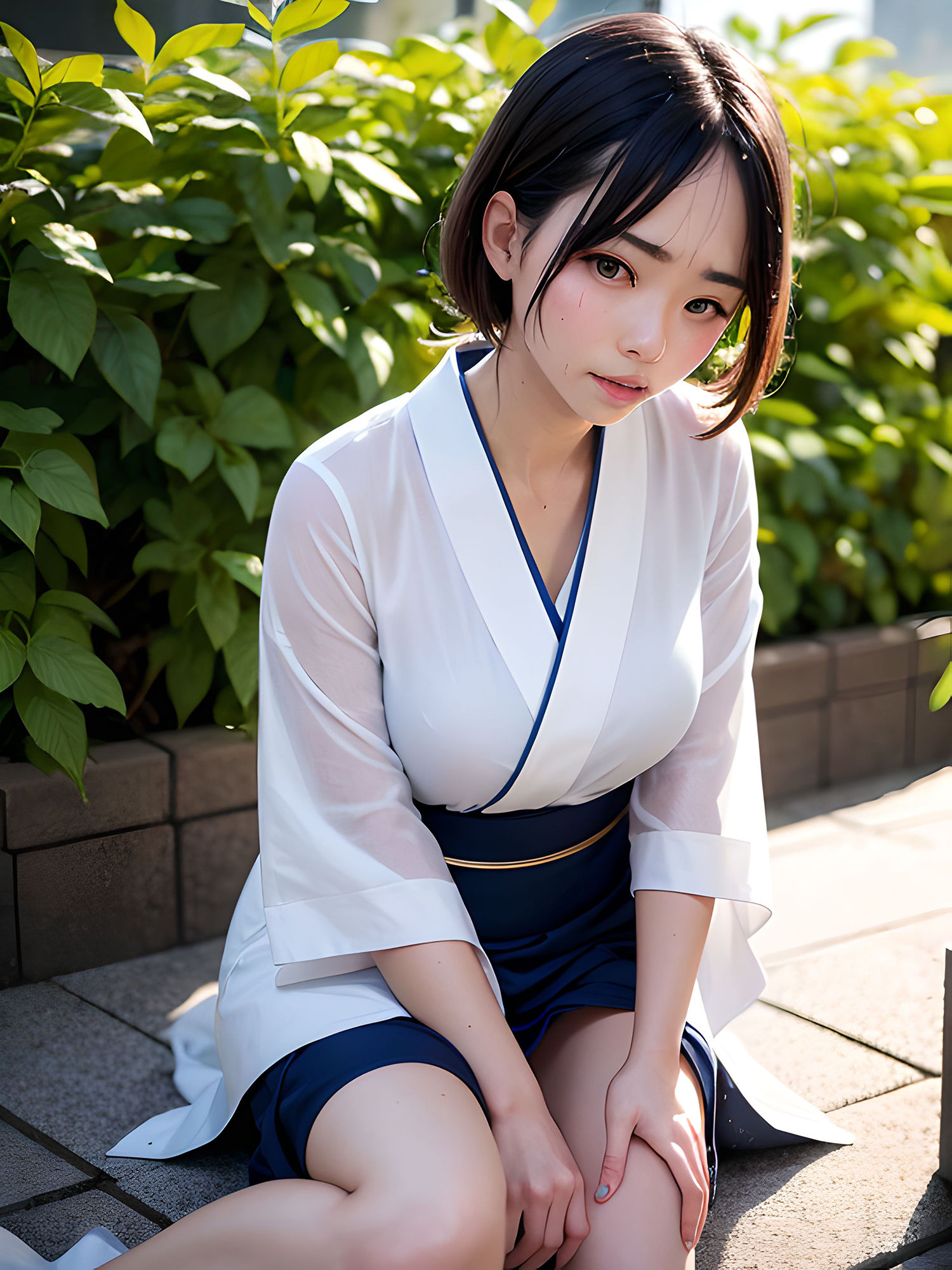 あなたの疲れ目に！ Vol.3 浴衣女子（高画質アップスケール版） サンプル5ページ目