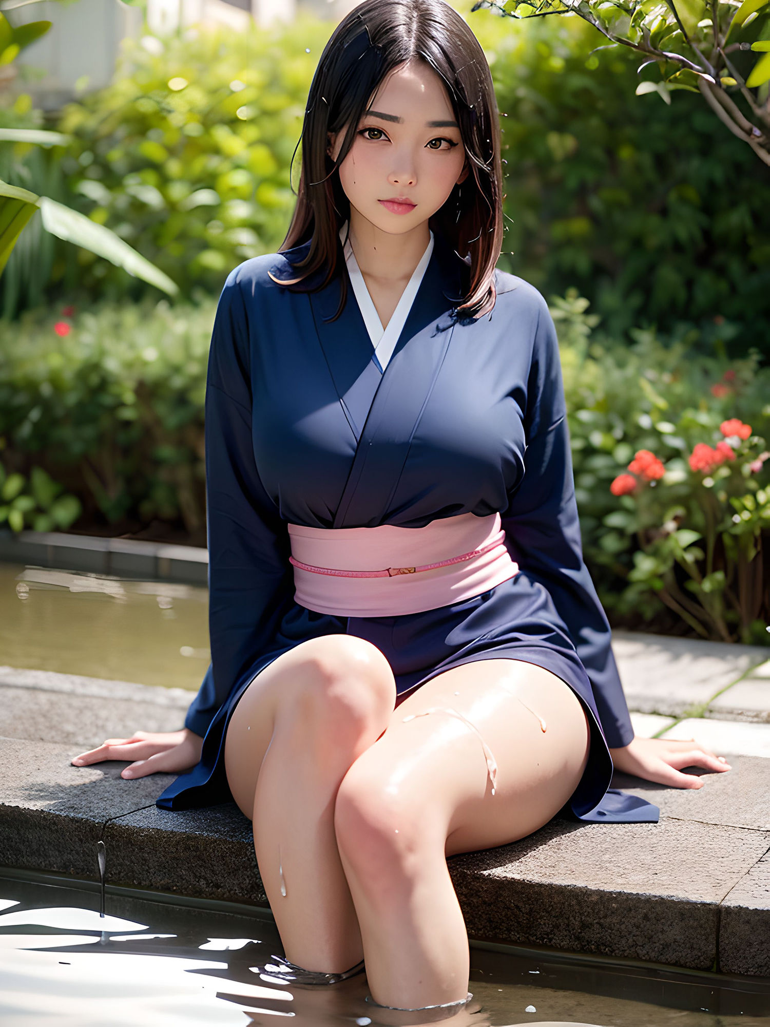 あなたの疲れ目に！ Vol.3 浴衣女子（高画質アップスケール版） サンプル7ページ目
