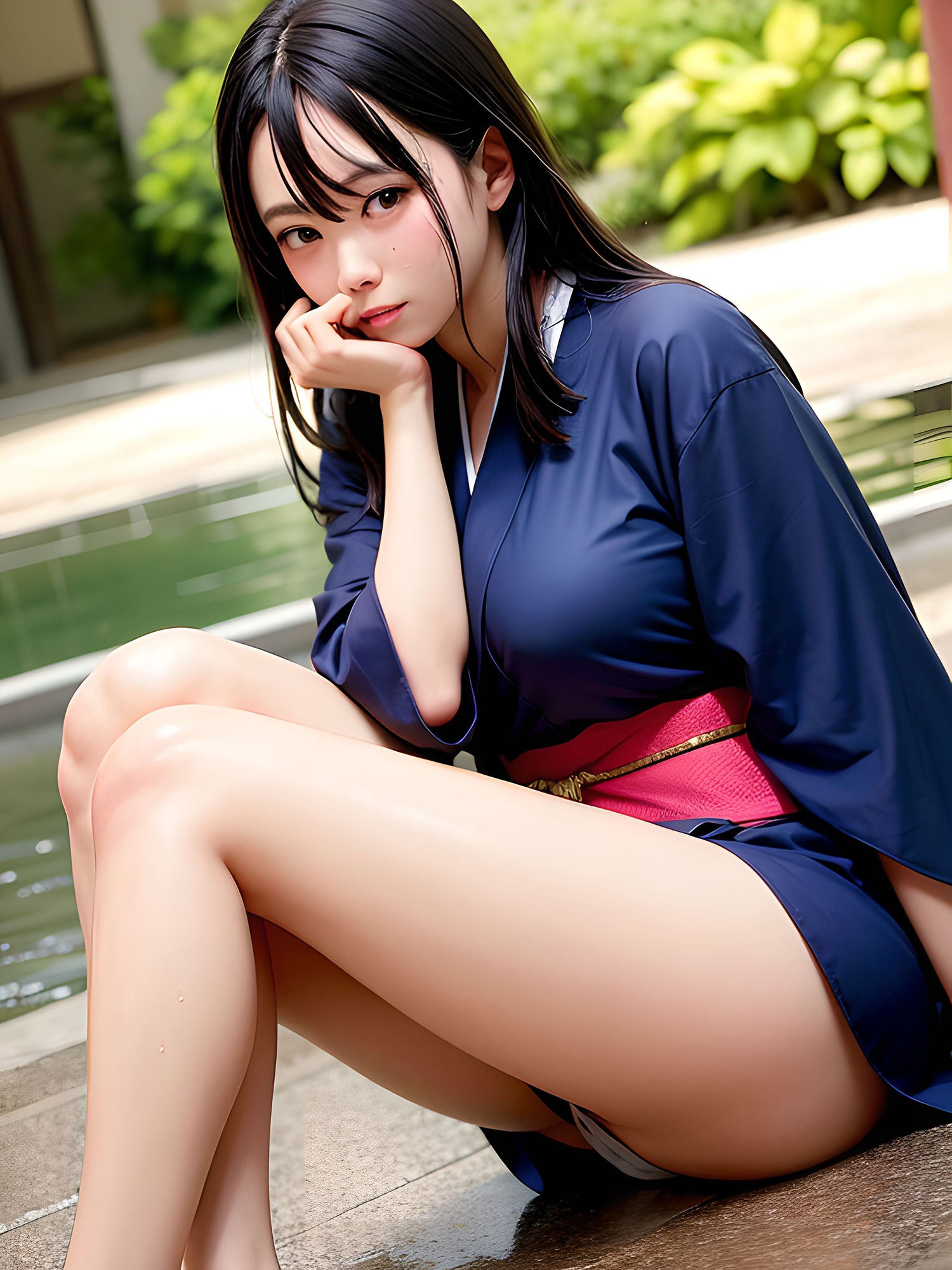 あなたの疲れ目に！ Vol.3 浴衣女子（高画質アップスケール版） サンプル8ページ目