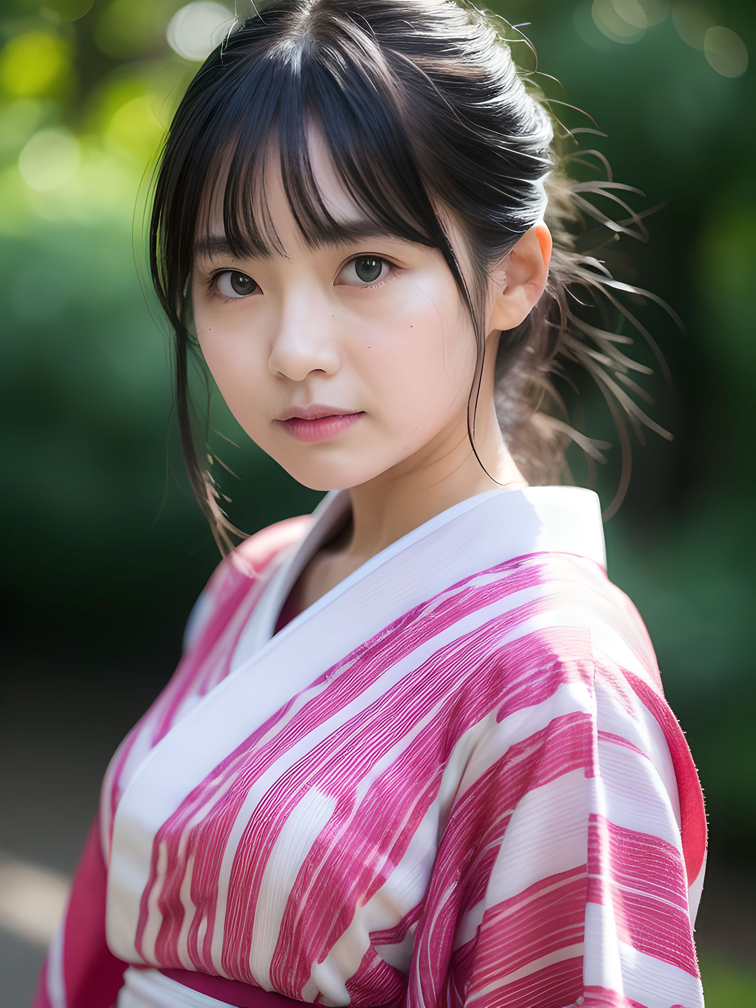 あなたの疲れ目に！ Vol.3 浴衣女子（高画質アップスケール版） サンプル10ページ目