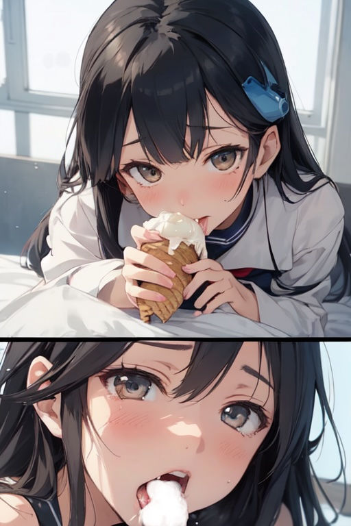 虹かけ誌 艦隊○れくしょん イラスト集1 潮 サンプル10ページ目
