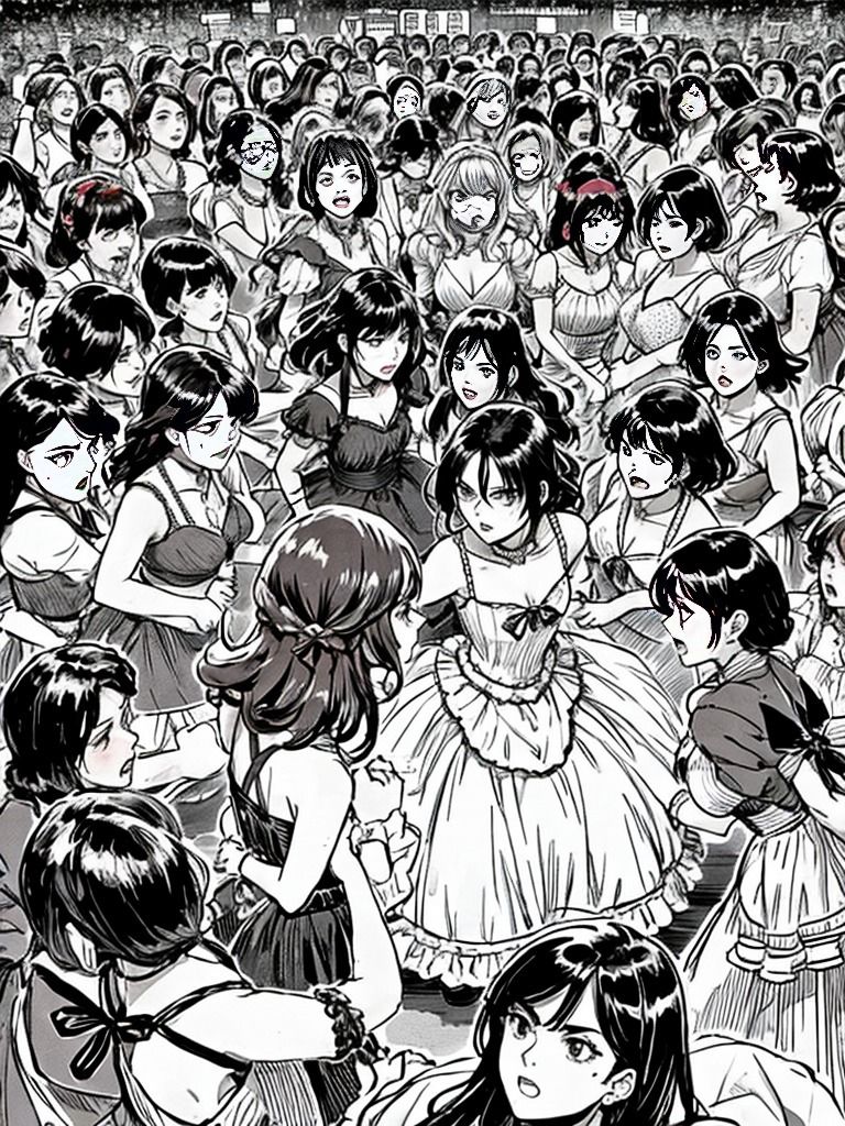 キャットファイト 女の喧嘩 2 サンプル1ページ目