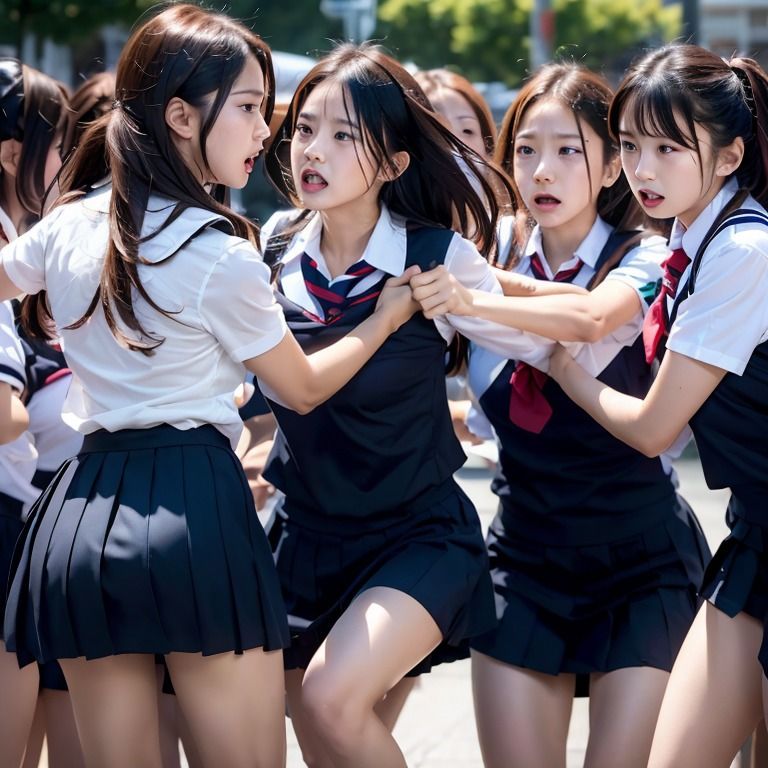 キャットファイト 女の喧嘩 2 サンプル3ページ目