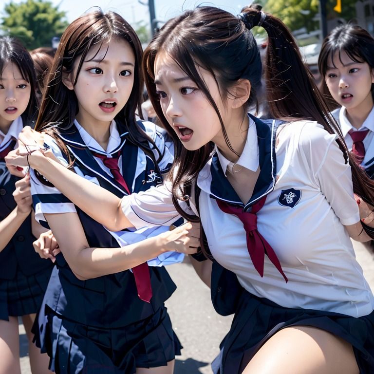 キャットファイト 女の喧嘩3 サンプル4ページ目