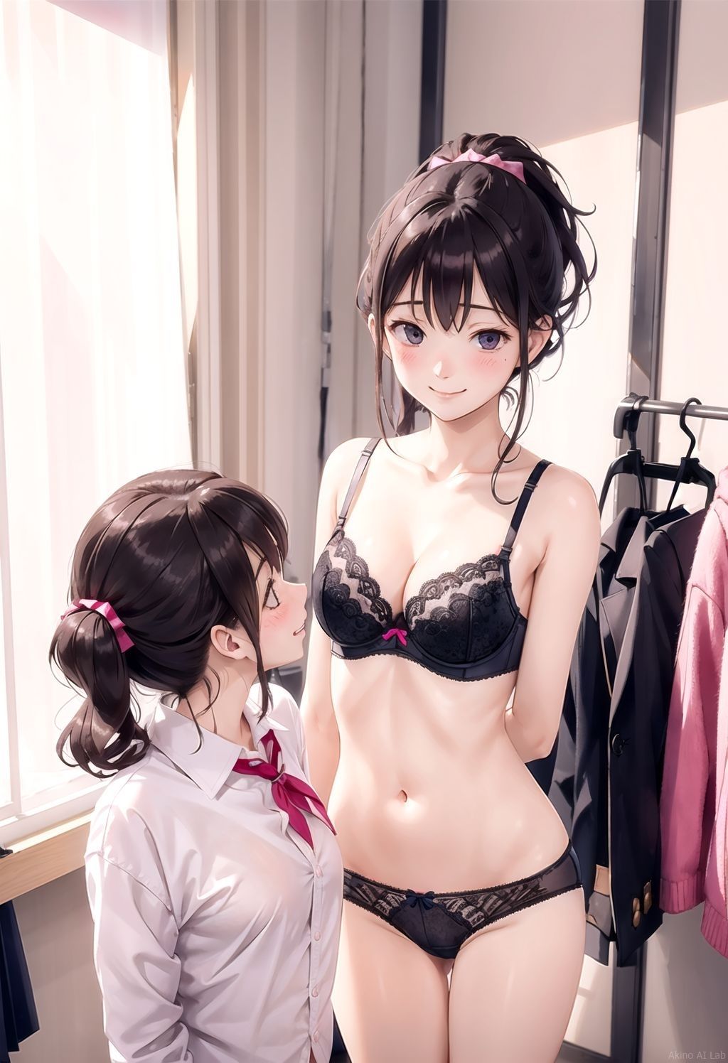 俺のことが好きなクラスの女子全員が恥じらいながらパンツとおっぱいを見せてくれるvol.2（CG集482枚） サンプル4ページ目