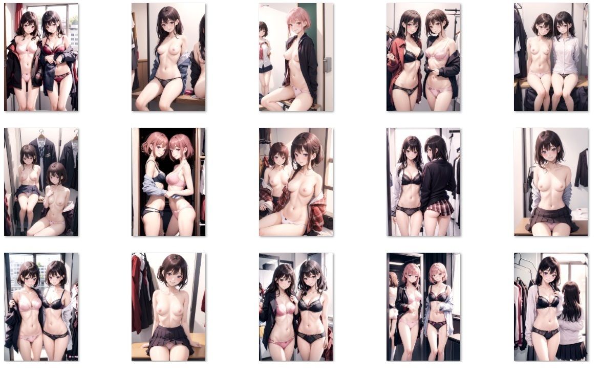 俺のことが好きなクラスの女子全員が恥じらいながらパンツとおっぱいを見せてくれるvol.2（CG集482枚） サンプル9ページ目