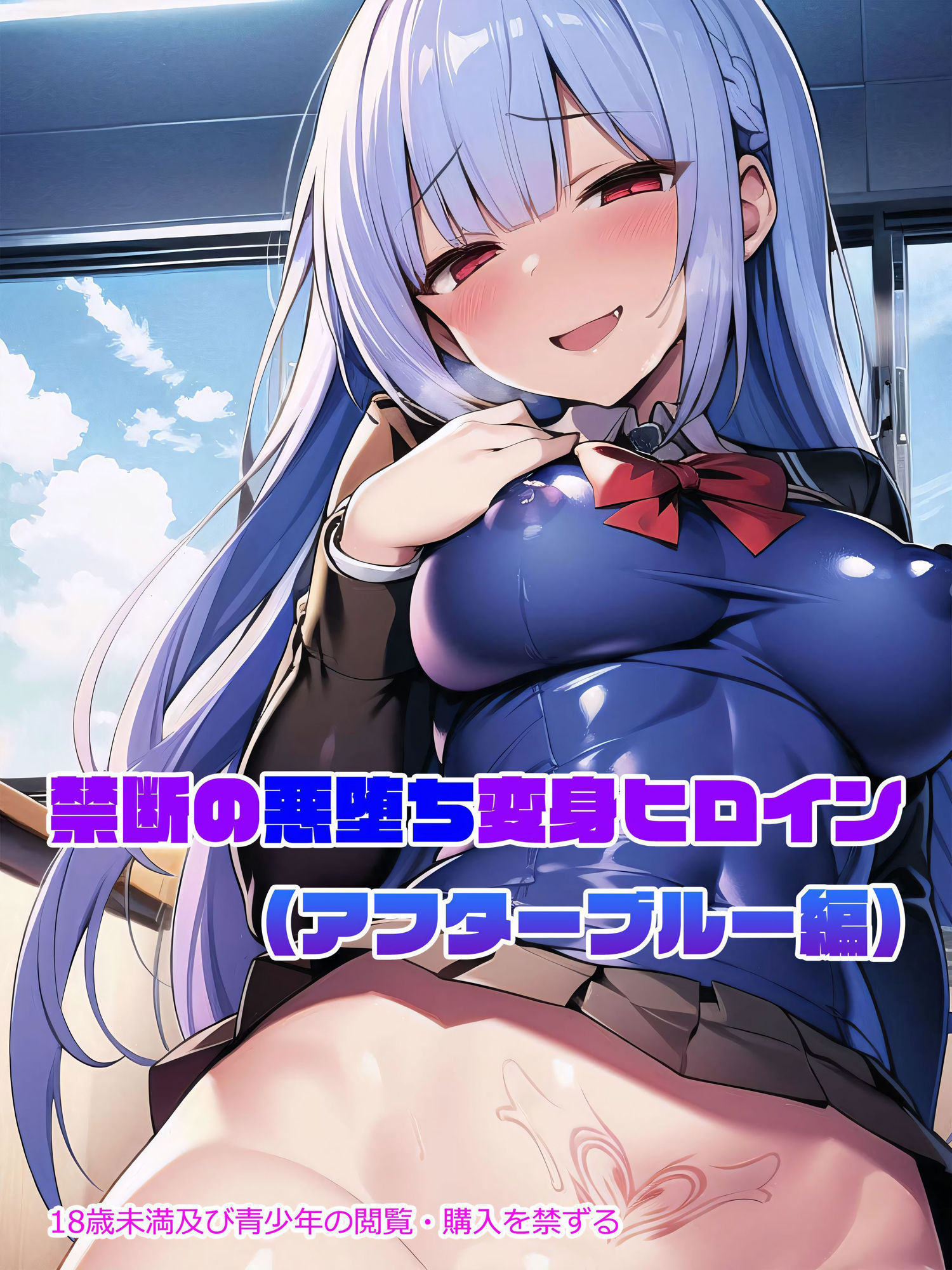 【アフターブルー編】禁断の悪堕ち変身ヒロイン サンプル1ページ目