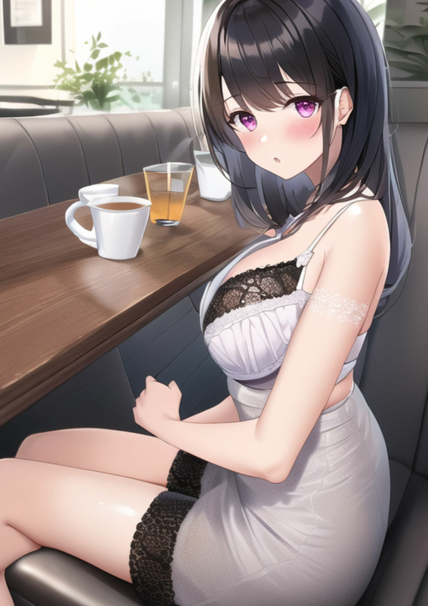 【清楚ビッチをボテ腹中出し】黒髪清楚美女が毎日俺を誘惑してくるから優秀な精子で種付けしてやったぜ！イラスト集 サンプル3ページ目