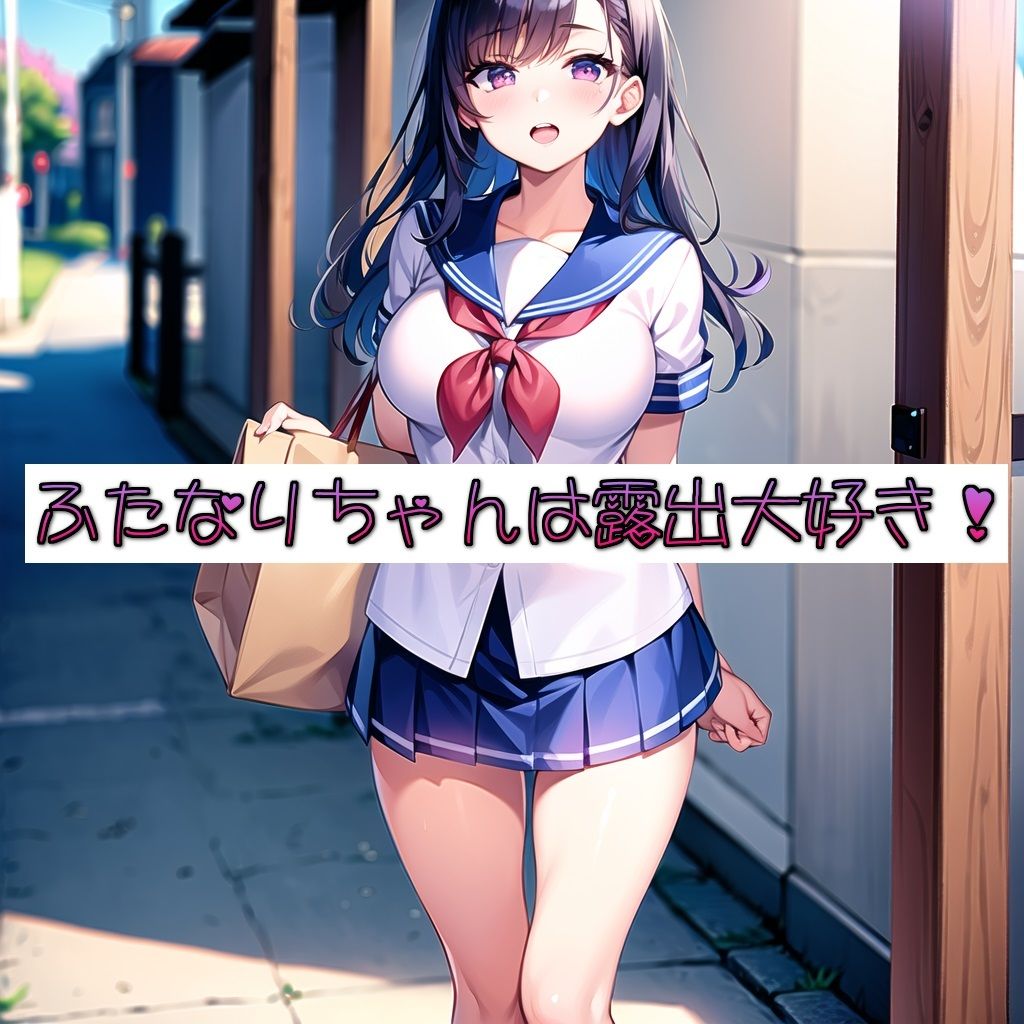 ふたなりちゃんは露出大好き！！ サンプル1ページ目