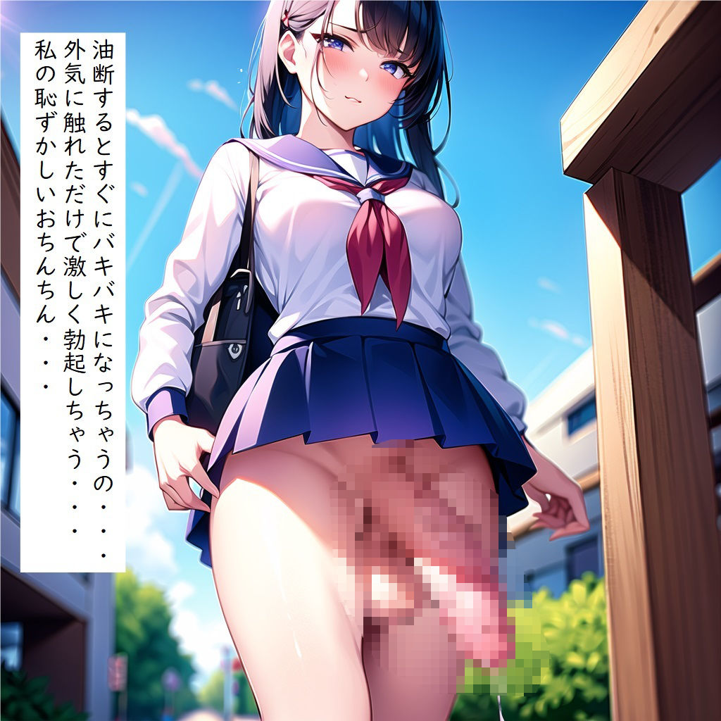 ふたなりちゃんは露出大好き！！ サンプル2ページ目