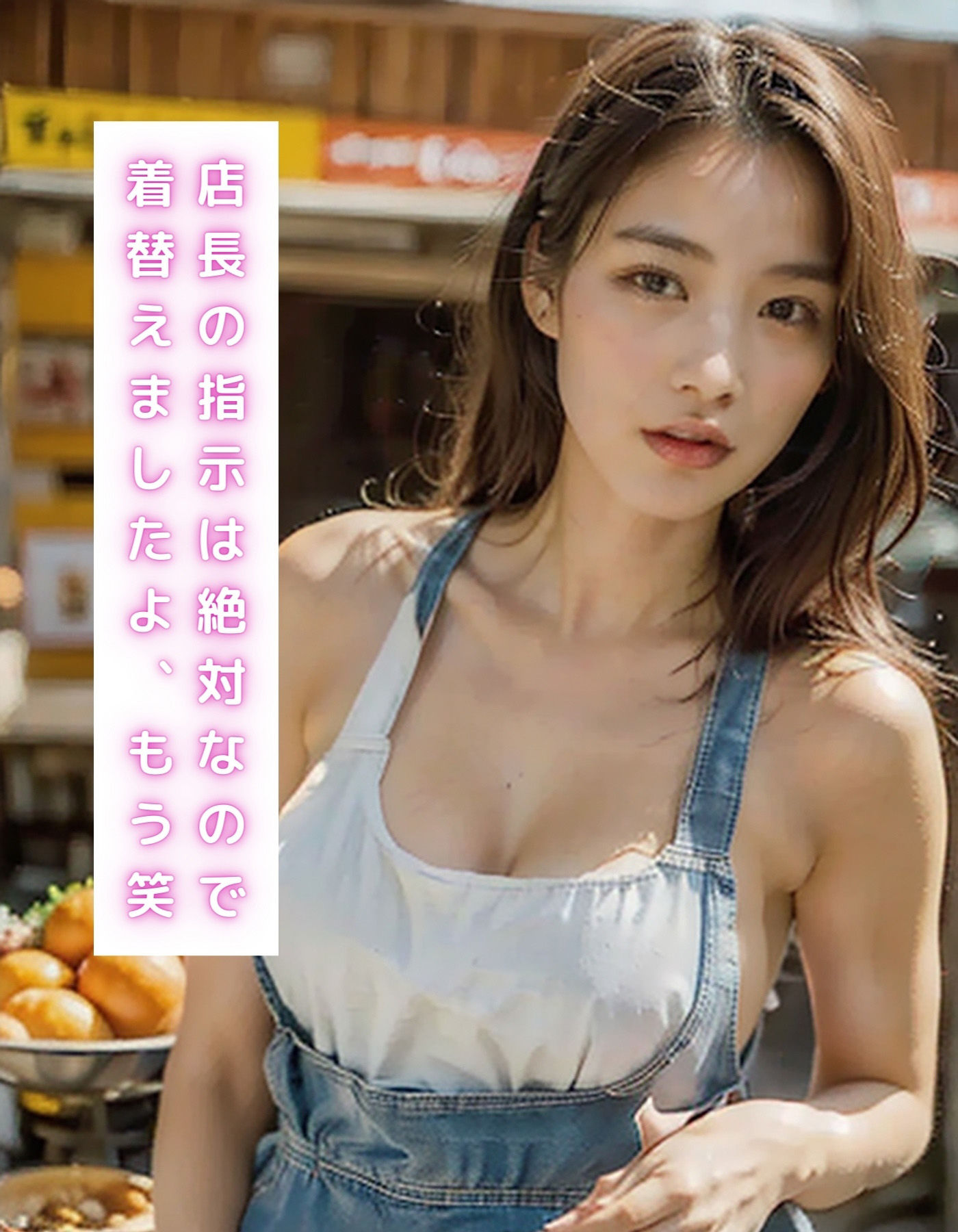 超絶美人な若妻スーパー店員、店長の俺だけがこの人妻を好きにできる サンプル2ページ目