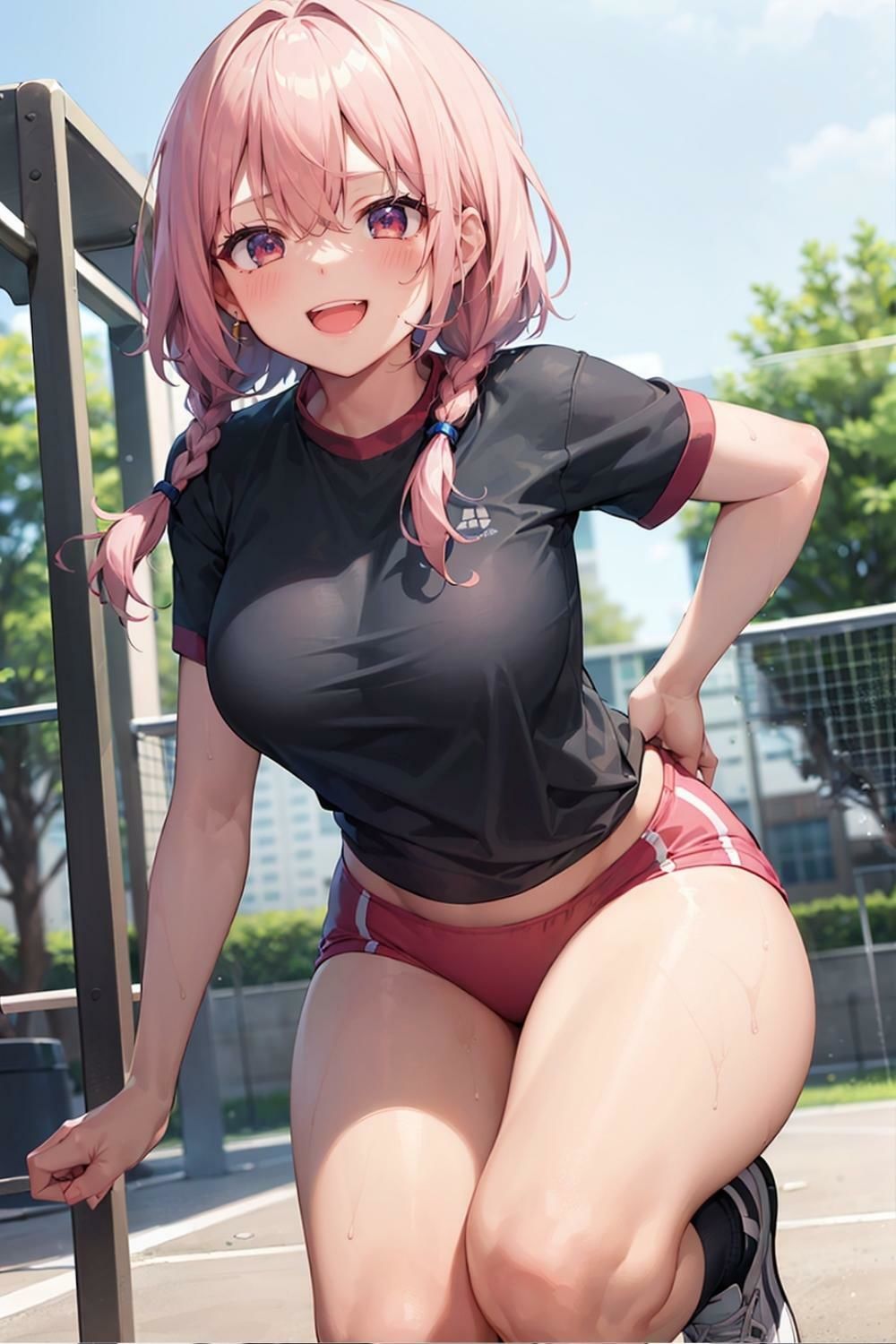 体操服でコスプレ 美香・エミ・なぎさ サンプル7ページ目