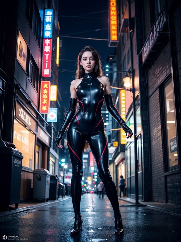 サイバーパンク美女 サンプル2ページ目
