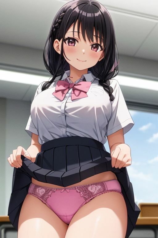 黒髪女子の下着 サンプル1ページ目