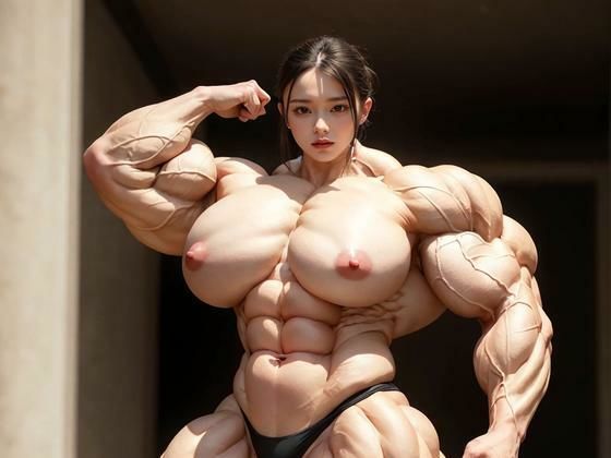 筋肉ムキムキ美女（2） サンプル3ページ目