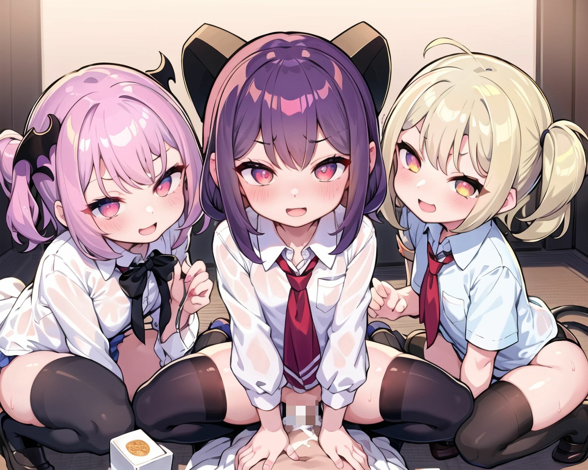 サキュバスxハーレム6_学生服編2 サンプル9ページ目