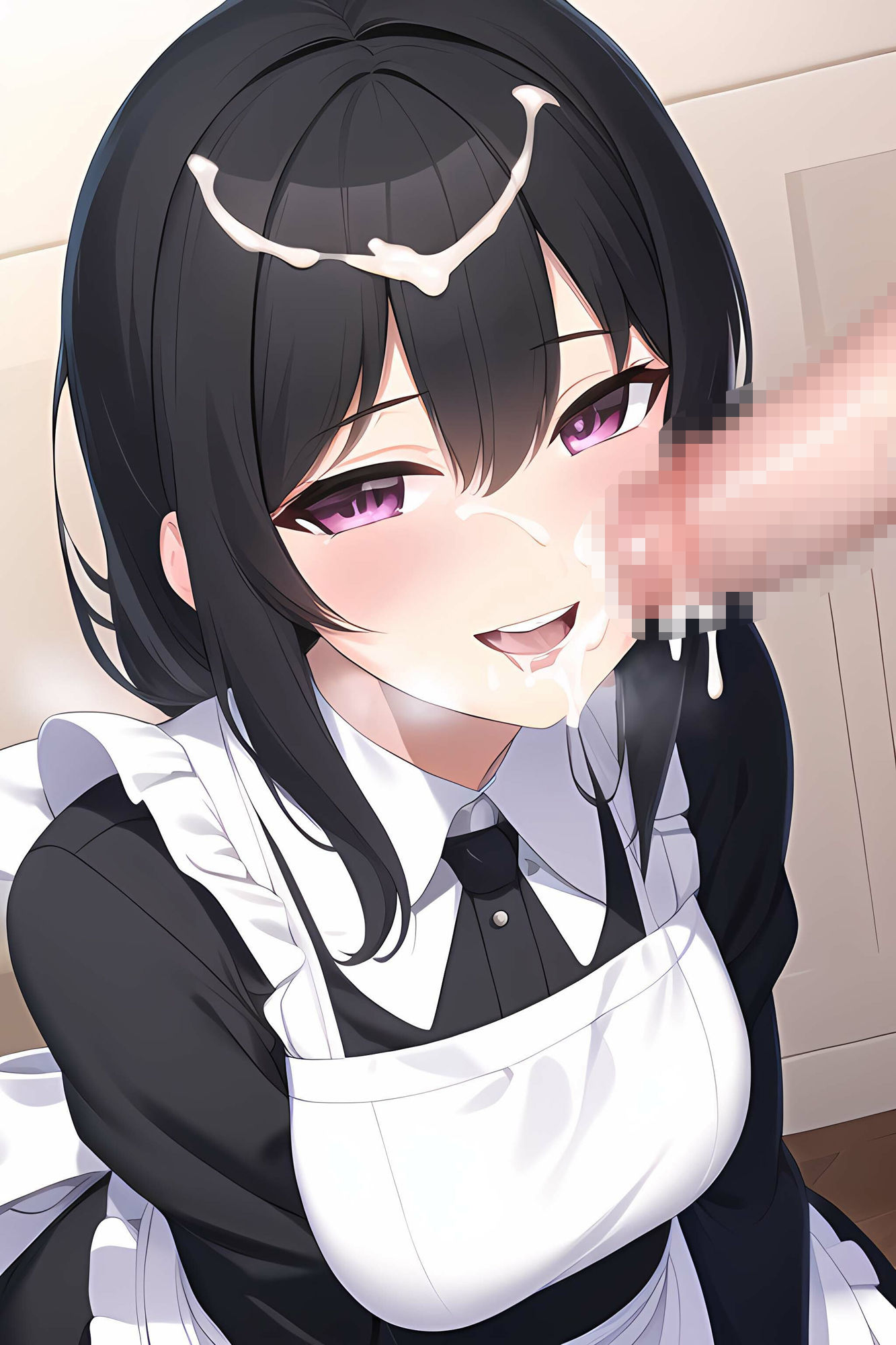 黒髪メイドのご奉仕えっち2 サンプル2ページ目