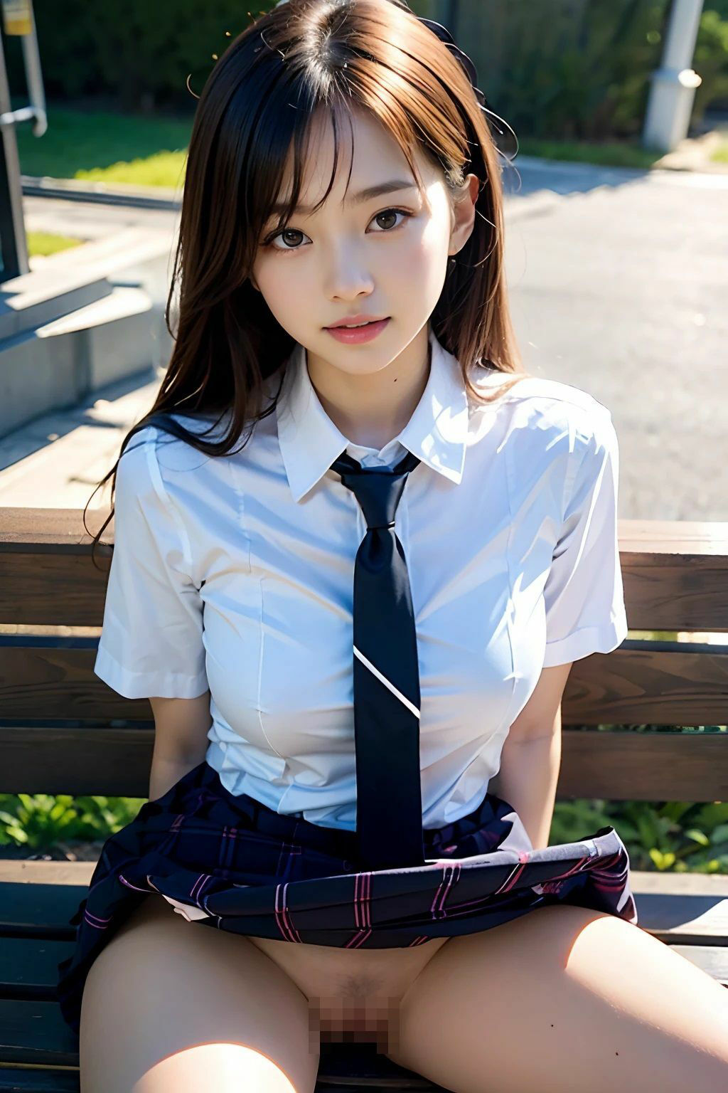 挑発する女子校生たち サンプル1ページ目
