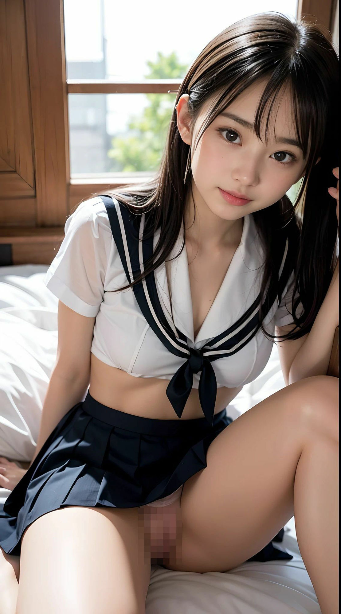 挑発する女子校生たち サンプル2ページ目