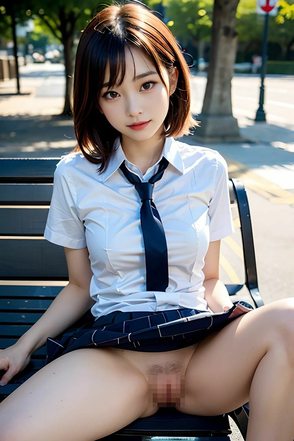 挑発する女子校生たち サンプル8ページ目