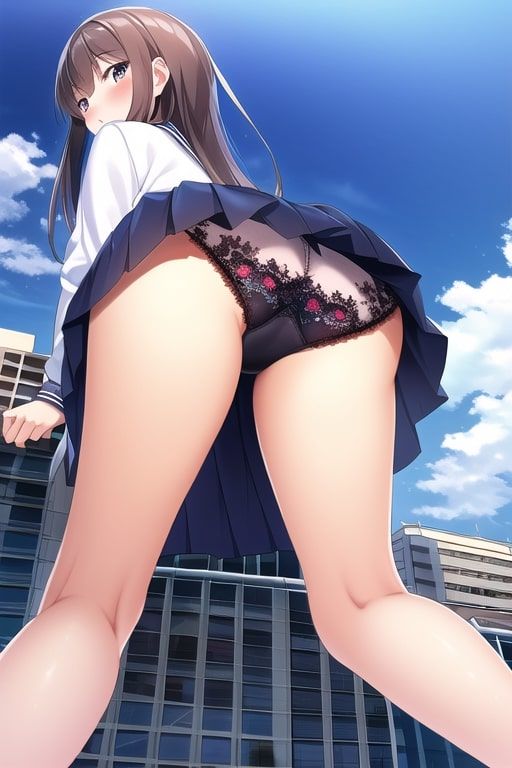 パンチラ盗撮！美少女JKのスカートの中・痴女たくしあげ女子がまんすじ開帳【500枚】 サンプル4ページ目