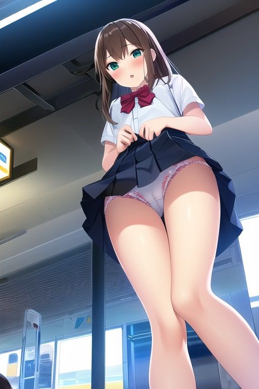 パンチラ盗撮！美少女JKのスカートの中・痴女たくしあげ女子がまんすじ開帳【500枚】 サンプル10ページ目