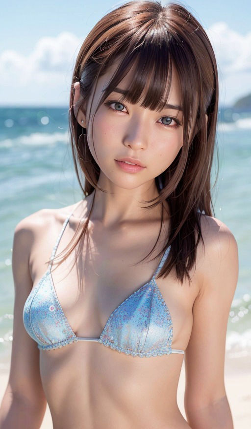 AI美女wearing〜シリーズ4〜激かわビキニ 検査済japanese日本人 美人 美少女 ビキニ 水着 ビーチ グラビア写真集 アイドル 可愛い 激カワ 非エロ 巨乳 並乳 むちむち スポーツ コスプレ AI生成 サンプル3ページ目