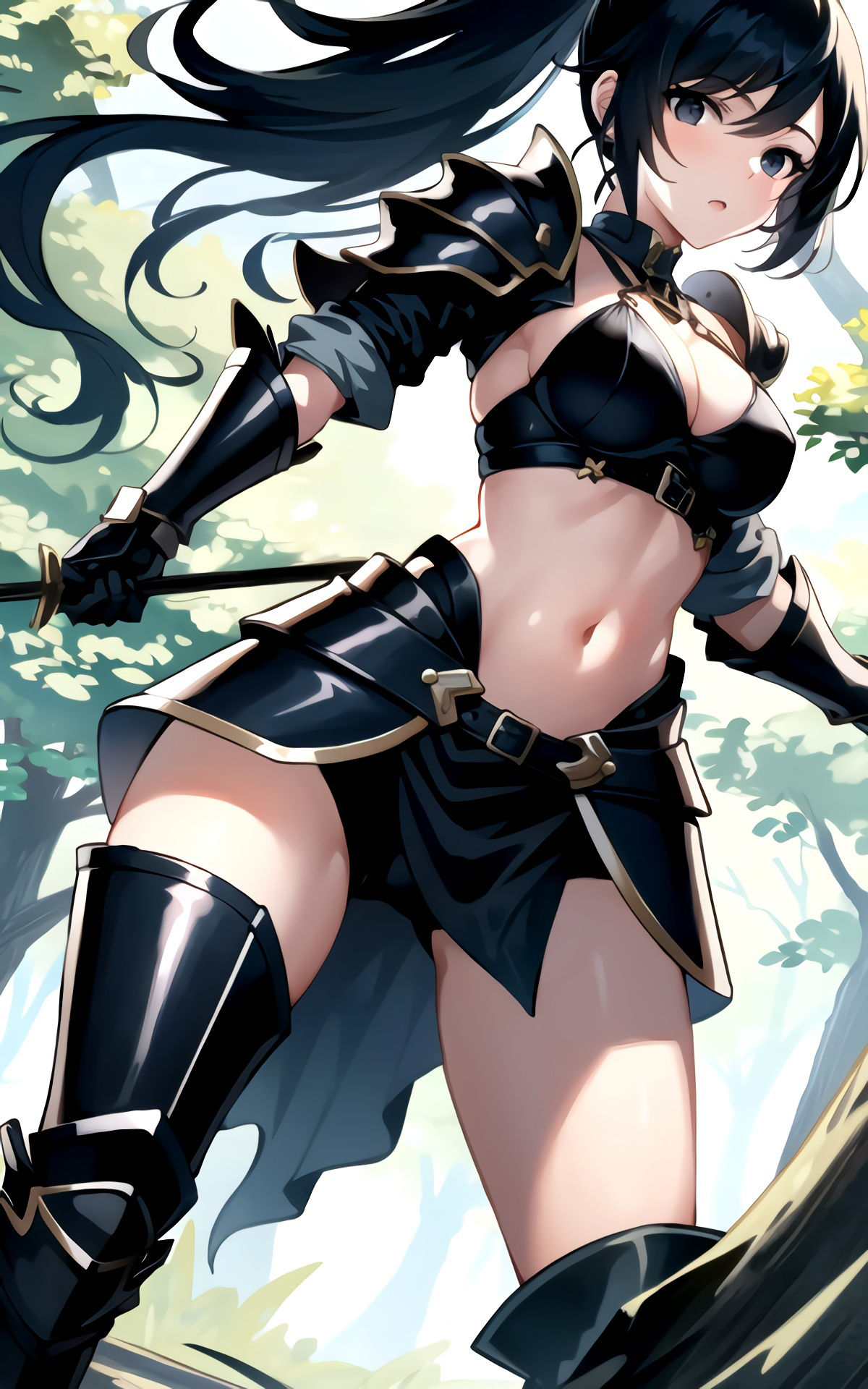 気高い女戦士の敗北 サンプル1ページ目