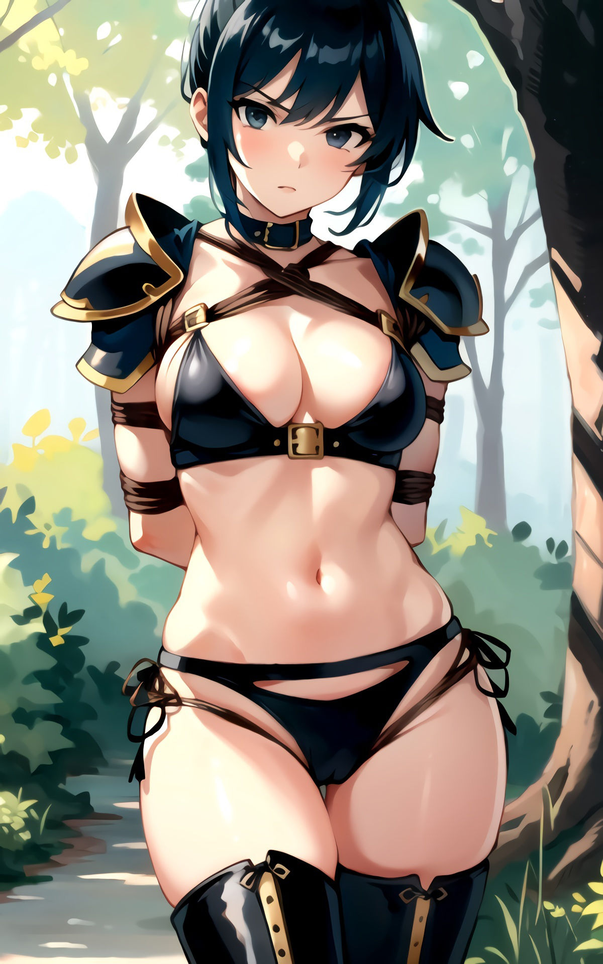 気高い女戦士の敗北 サンプル4ページ目