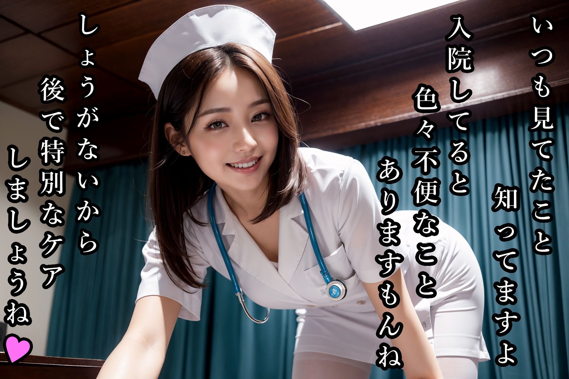 看護師のむちむちストッキングに魅せられて サンプル2ページ目