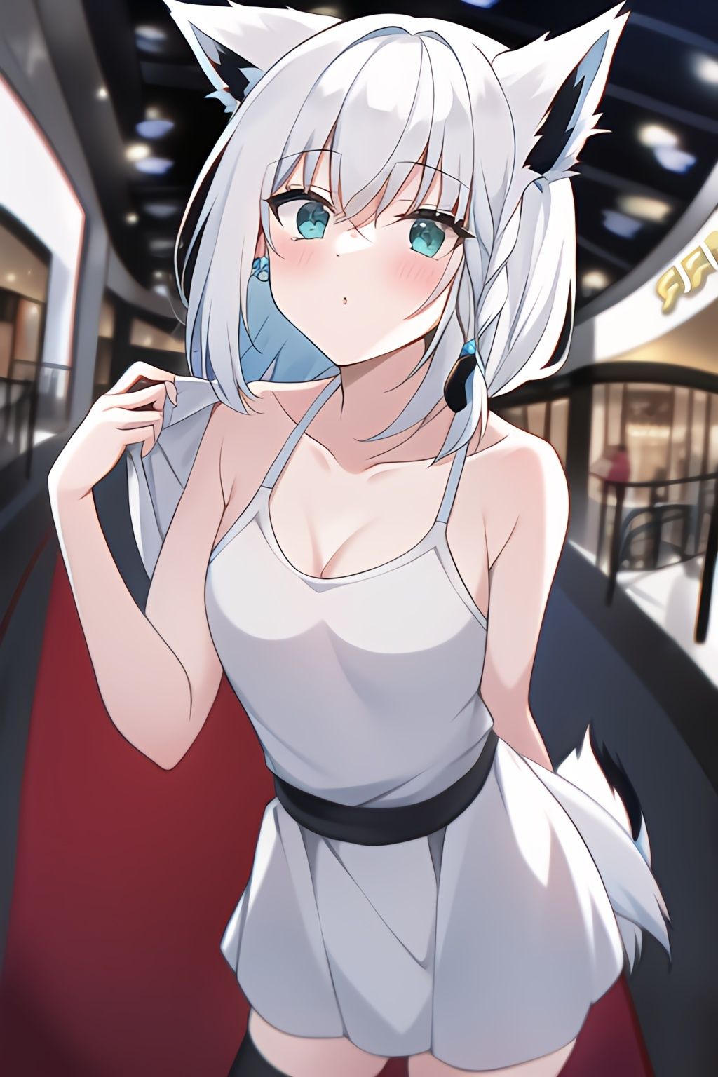 【買い切り版】バーチャル衣装故障で羞恥フブちゃん（English translation included） サンプル1ページ目
