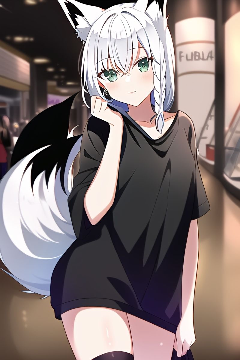 【買い切り版】バーチャル衣装故障で羞恥フブちゃん（English translation included） サンプル2ページ目