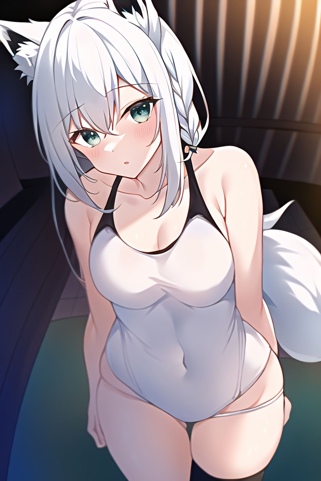 【買い切り版】バーチャル衣装故障で羞恥フブちゃん（English translation included） サンプル3ページ目