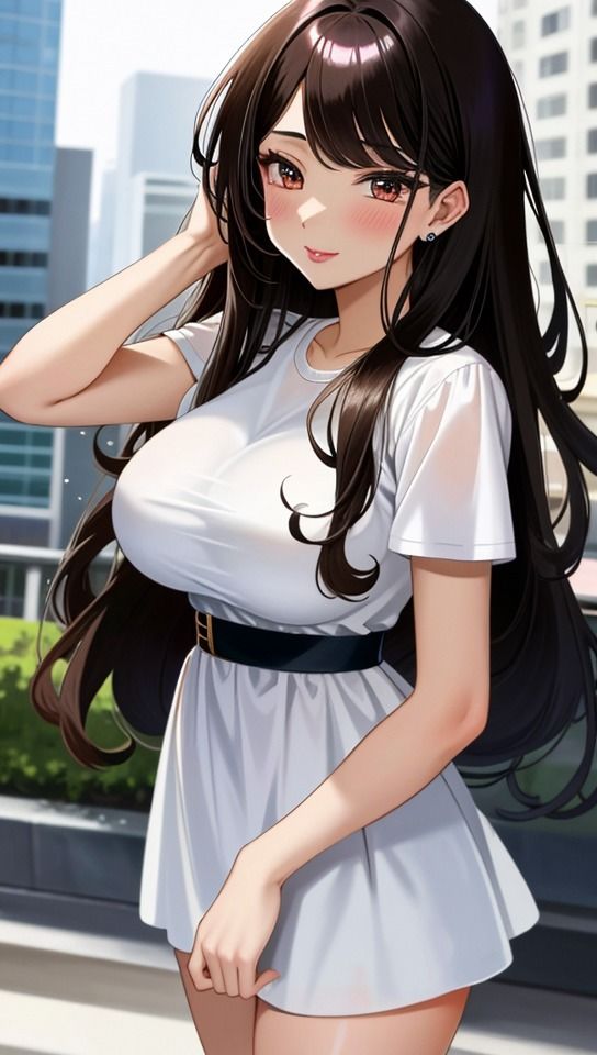 おとなりさんは爆乳のお姉さん サンプル1ページ目